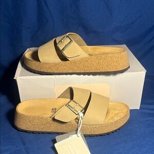 Papillio- ALMINA, sandcastle, Nubuck leather, 9 women QS